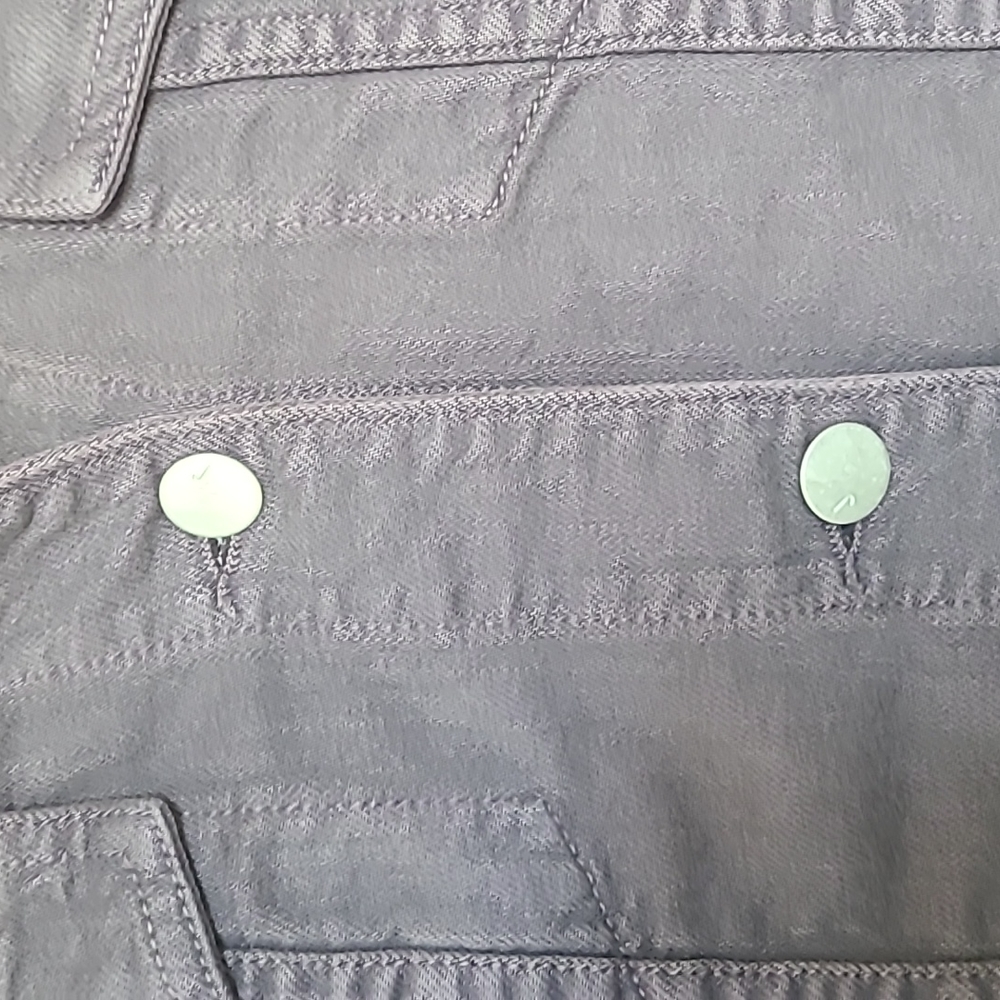 J Brand Charcoal Grey Cropped Denim Jacket - Picture 3 of 5